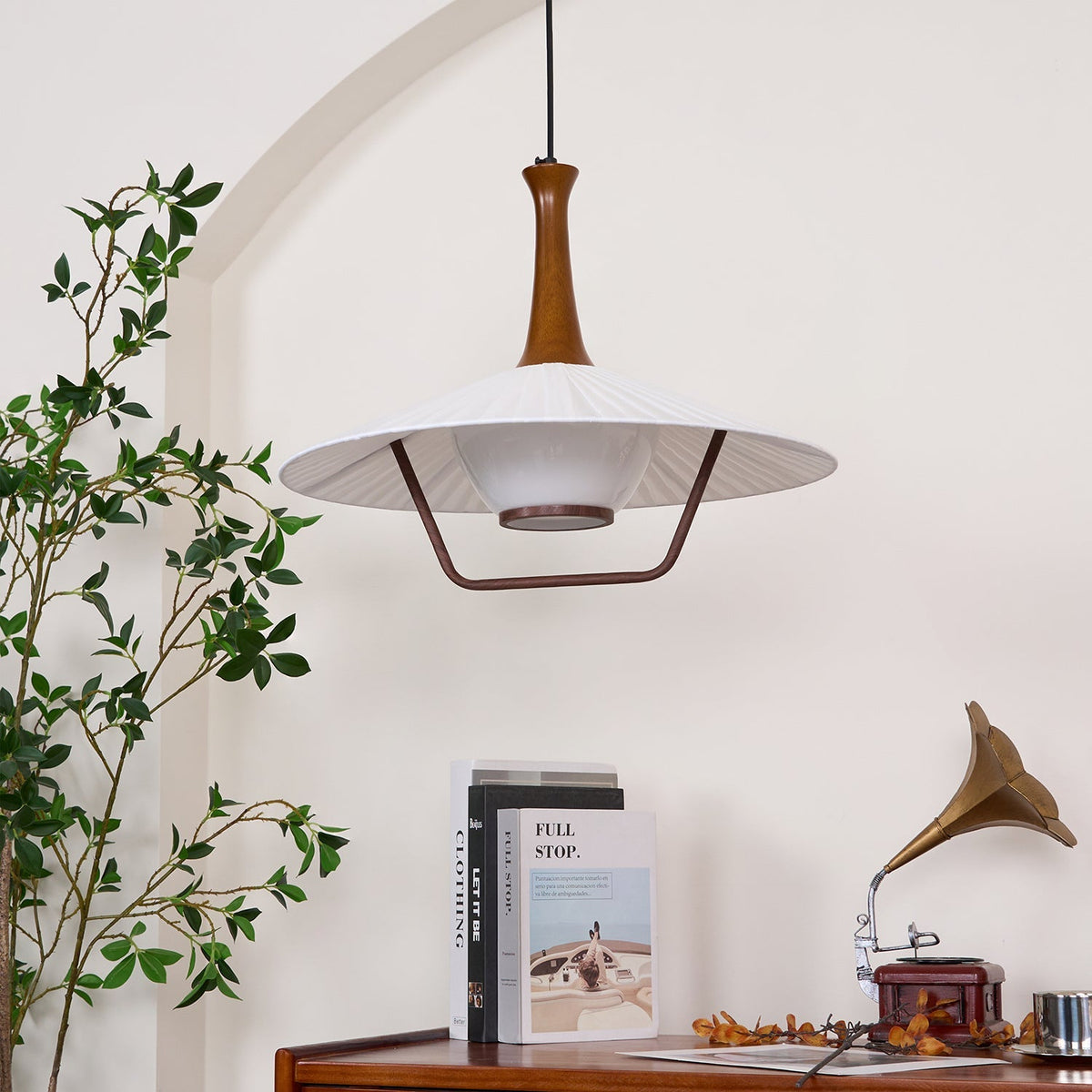 Farnelaelle Fabric Pendant Light-Moonnatur