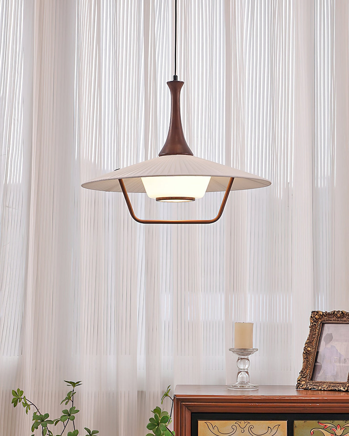 Farnelaelle Fabric Pendant Light-Moonnatur