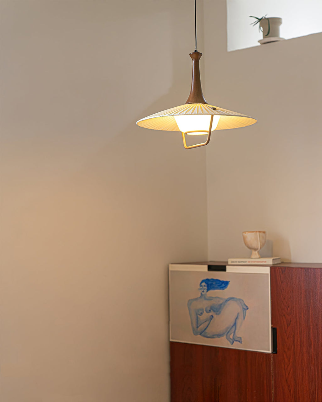 Farnelaelle Fabric Pendant Light-Moonnatur