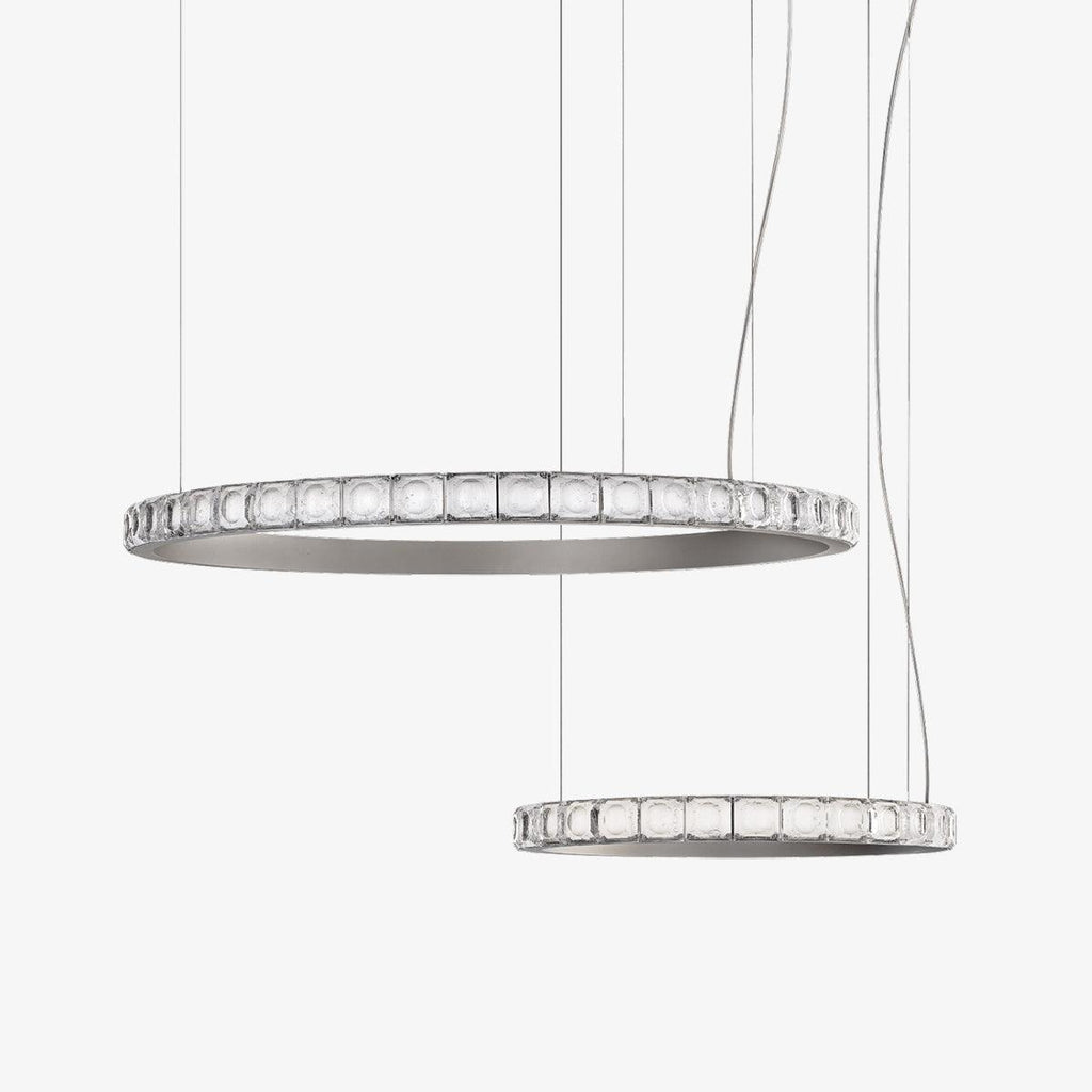Ilvenwyn Glass Chandelier-Moonnatur