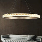 Ilvenwyn Glass Chandelier-Moonnatur
