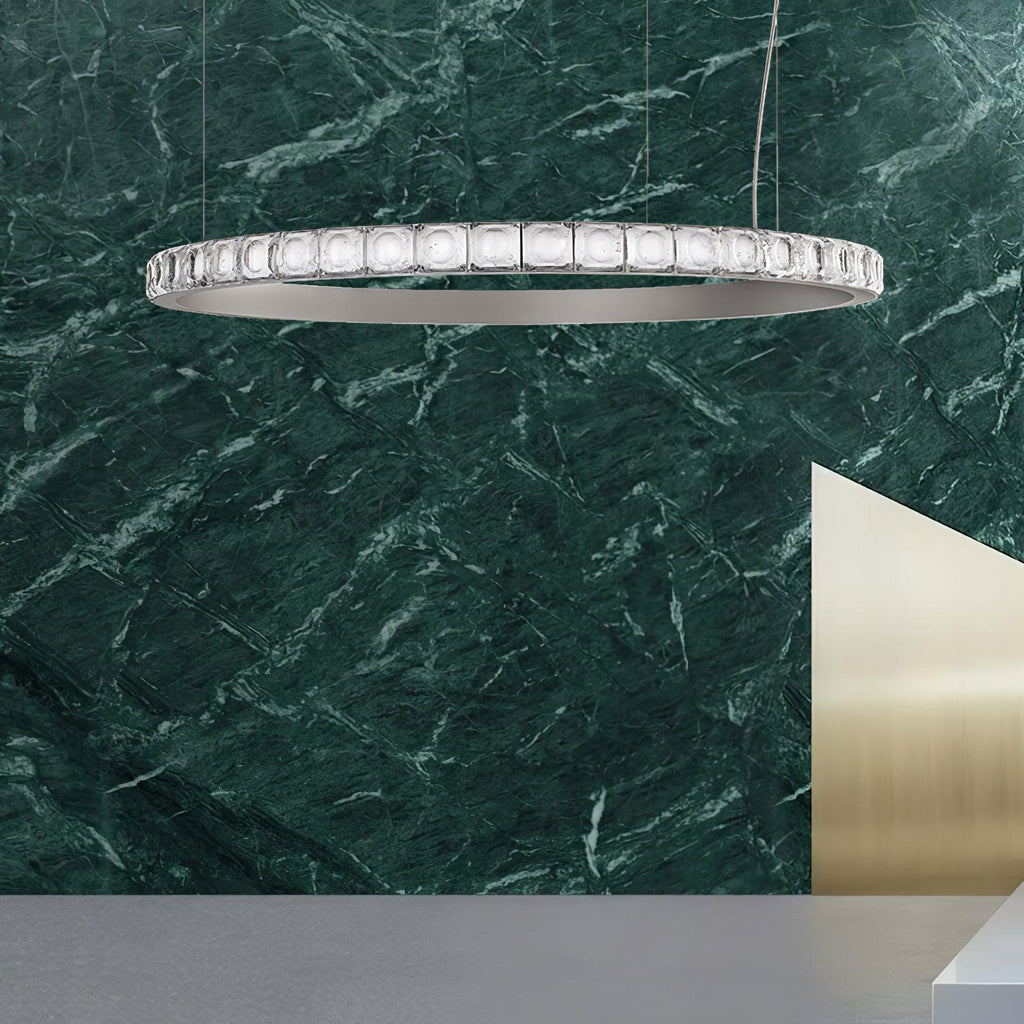 Ilvenwyn Glass Chandelier-Moonnatur