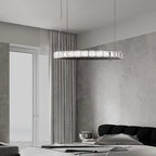 Ilvenwyn Glass Chandelier-Moonnatur