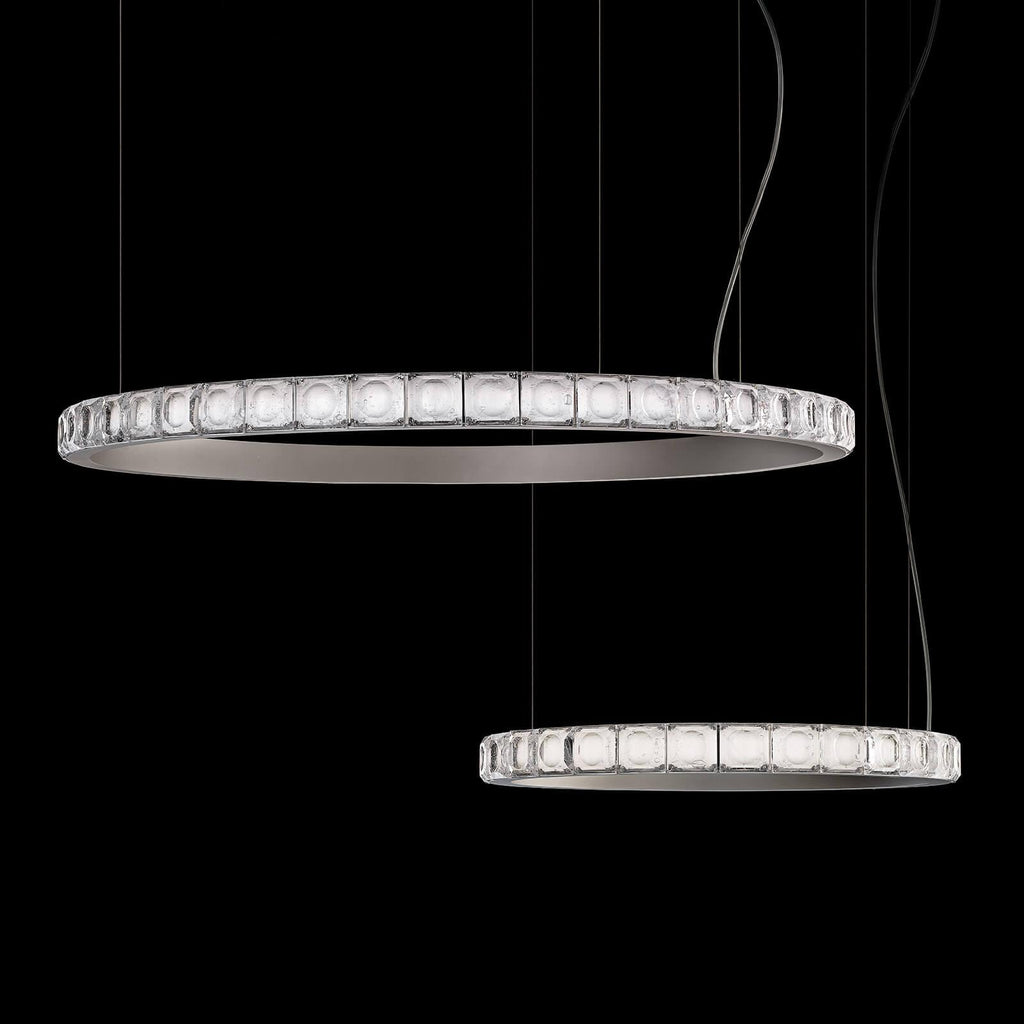Ilvenwyn Glass Chandelier-Moonnatur