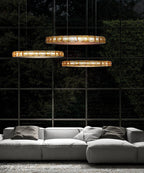 Ilvenwyn Glass Chandelier-Moonnatur