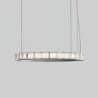 Ilvenwyn Glass Chandelier-Moonnatur