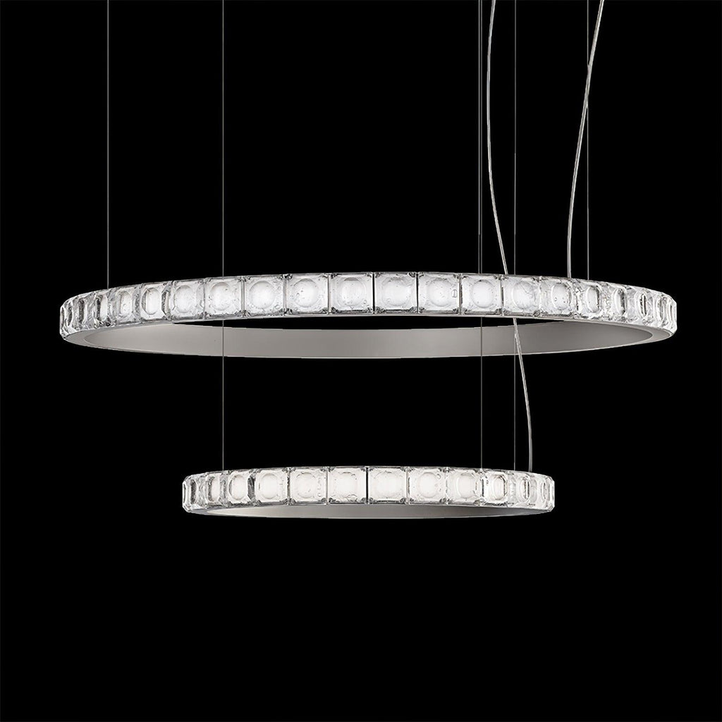 Ilvenwyn Glass Chandelier-Moonnatur