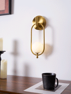 Glenwyn Glass Wall Light-Moonnatur