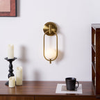 Glenwyn Glass Wall Light-Moonnatur