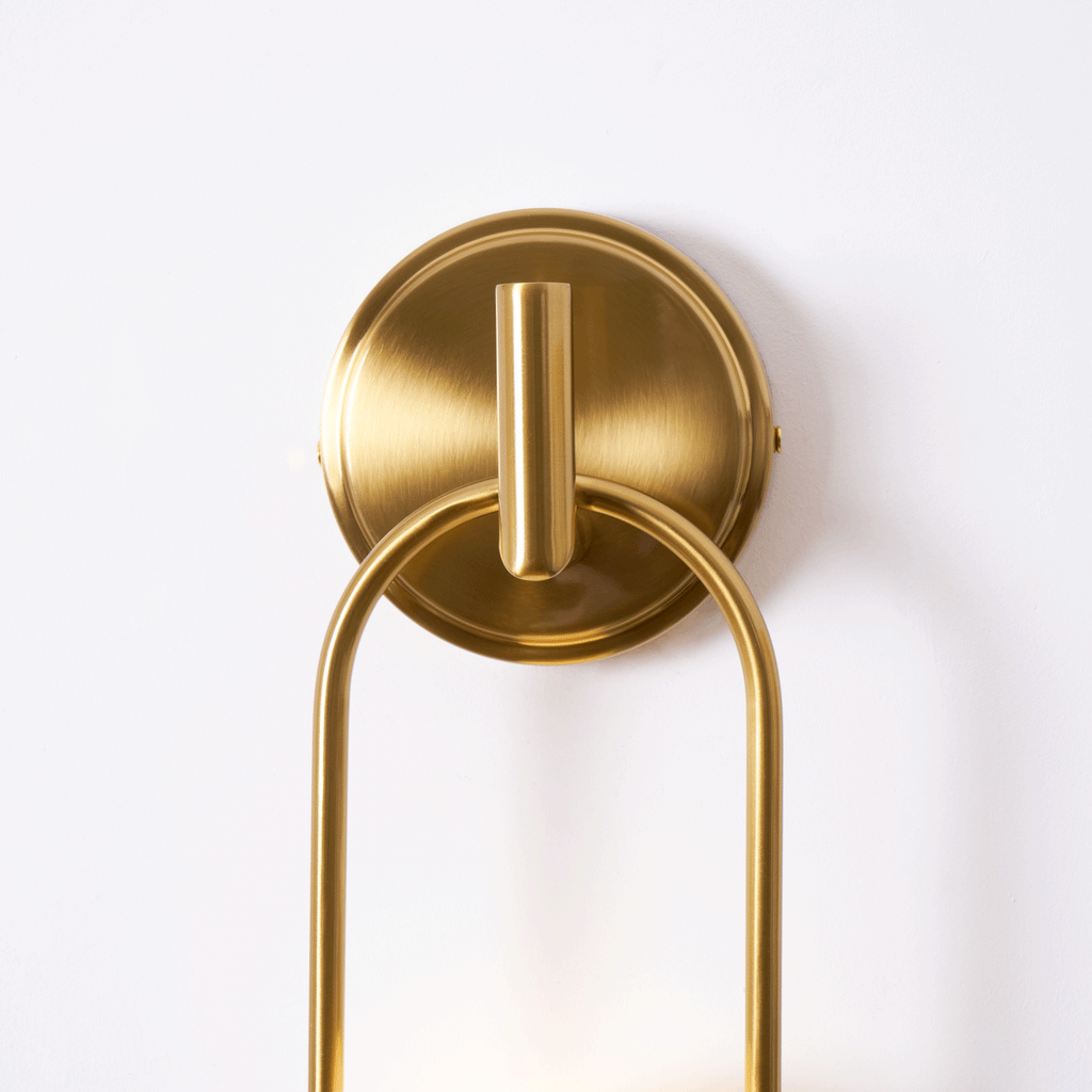 Glenwyn Glass Wall Light-Moonnatur