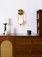 Glenwyn Glass Wall Light-Moonnatur