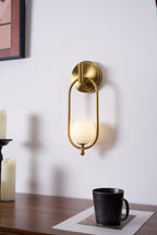 Glenwyn Glass Wall Light-Moonnatur