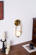 Glenwyn Glass Wall Light-Moonnatur