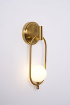 Glenwyn Glass Wall Light-Moonnatur