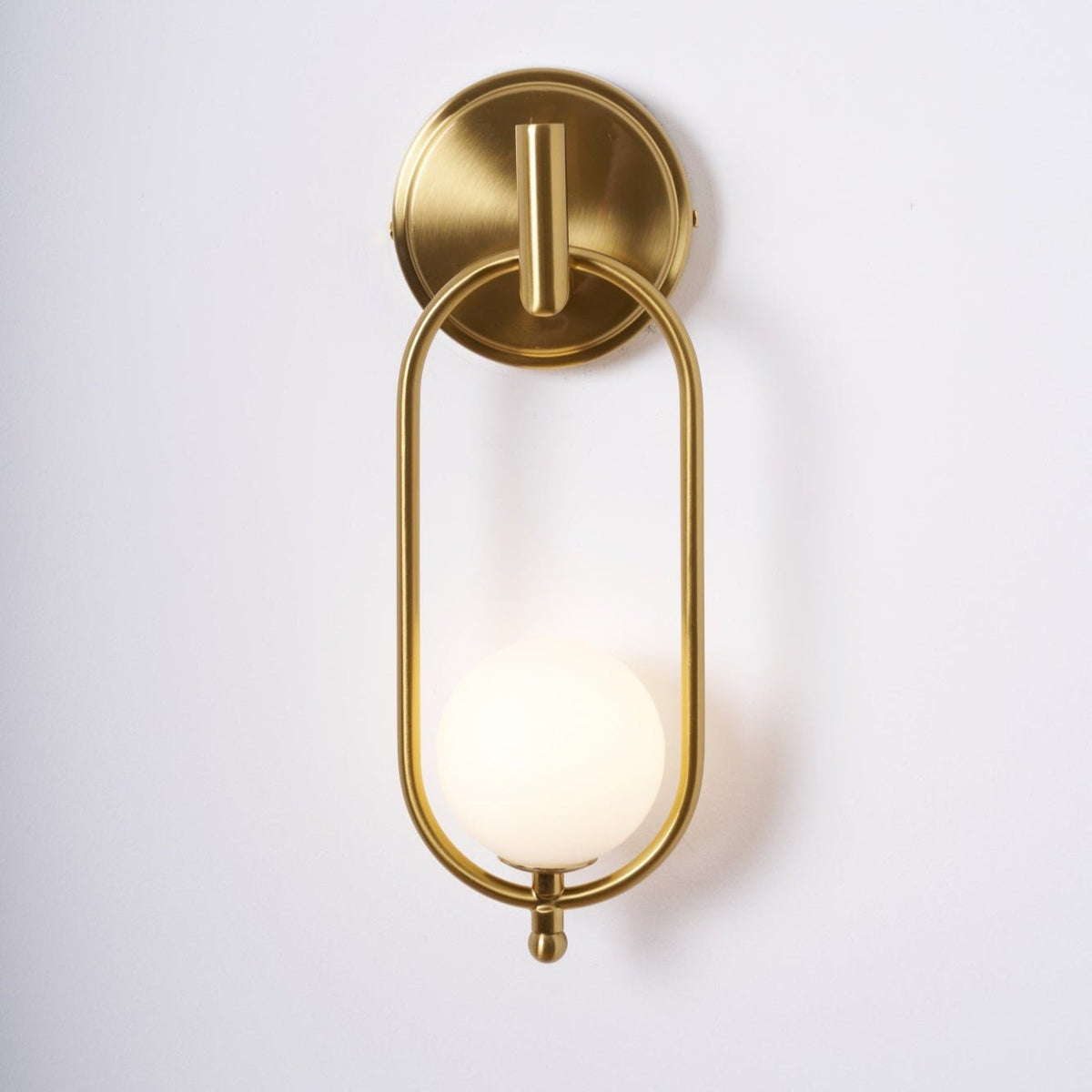 Glenwyn Glass Wall Light-Moonnatur