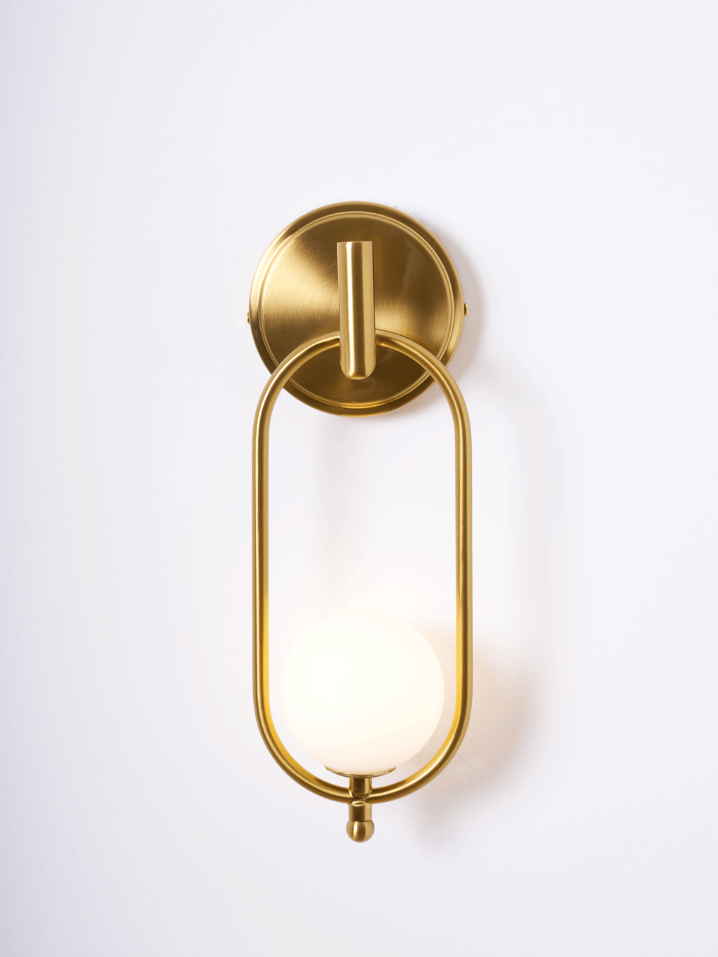 Glenwyn Glass Wall Light-Moonnatur