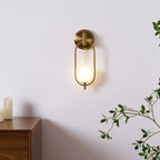 Glenwyn Glass Wall Light-Moonnatur