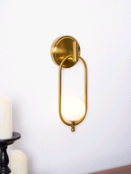Glenwyn Glass Wall Light-Moonnatur