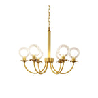 Idenaria Glass Chandelier-Moonnatur