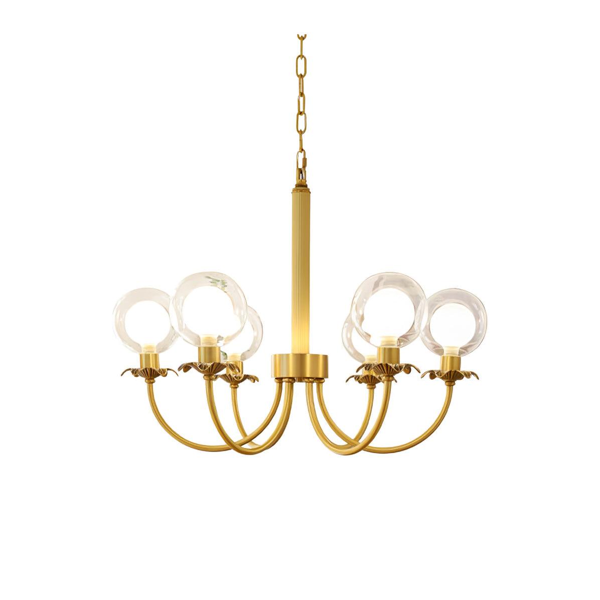Idenaria Glass Chandelier-Moonnatur