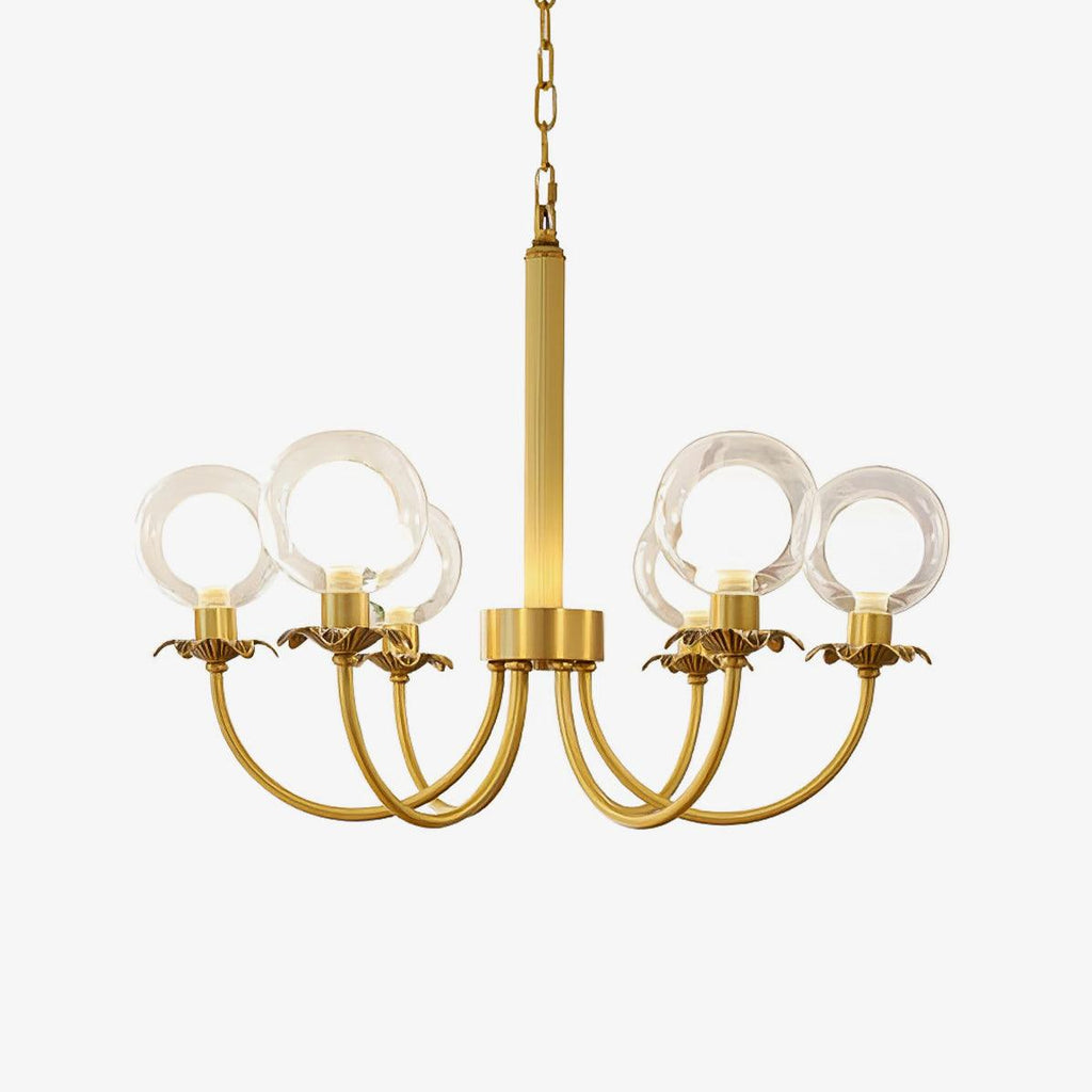 Idenaria Glass Chandelier-Moonnatur