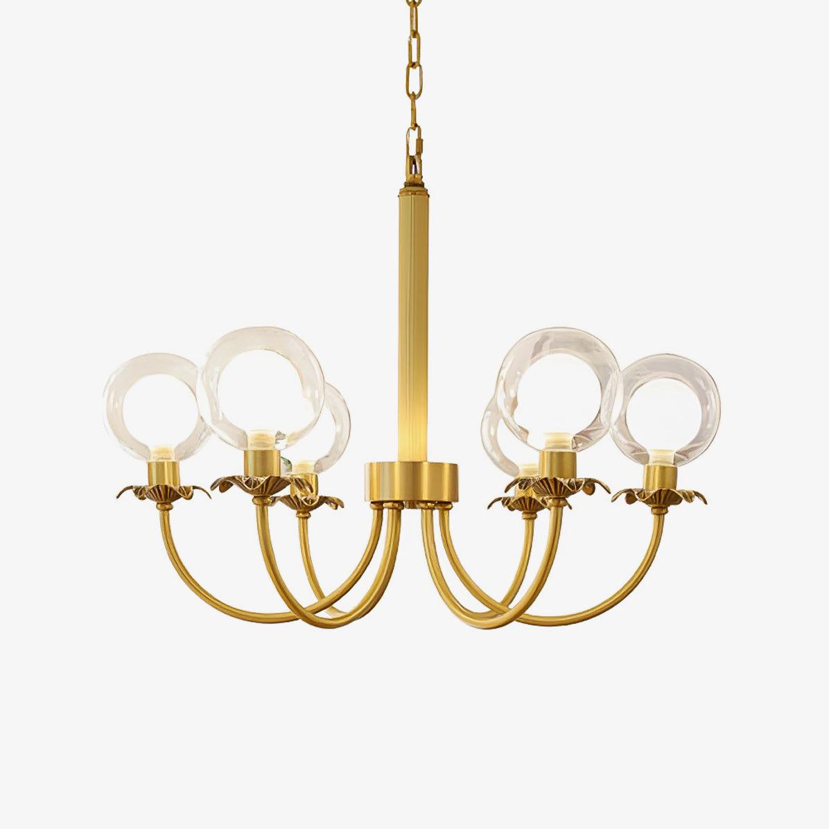 Idenaria Glass Chandelier-Moonnatur