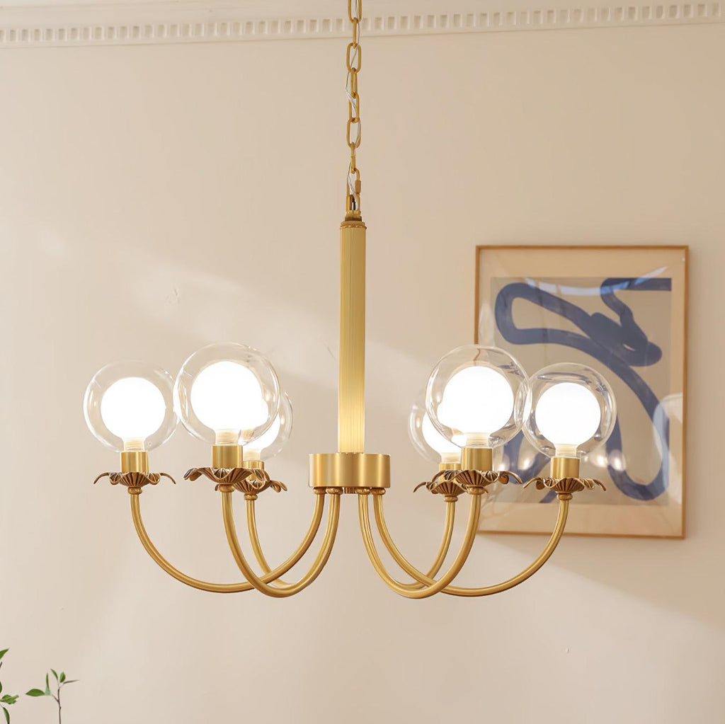 Idenaria Glass Chandelier-Moonnatur