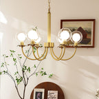 Idenaria Glass Chandelier-Moonnatur
