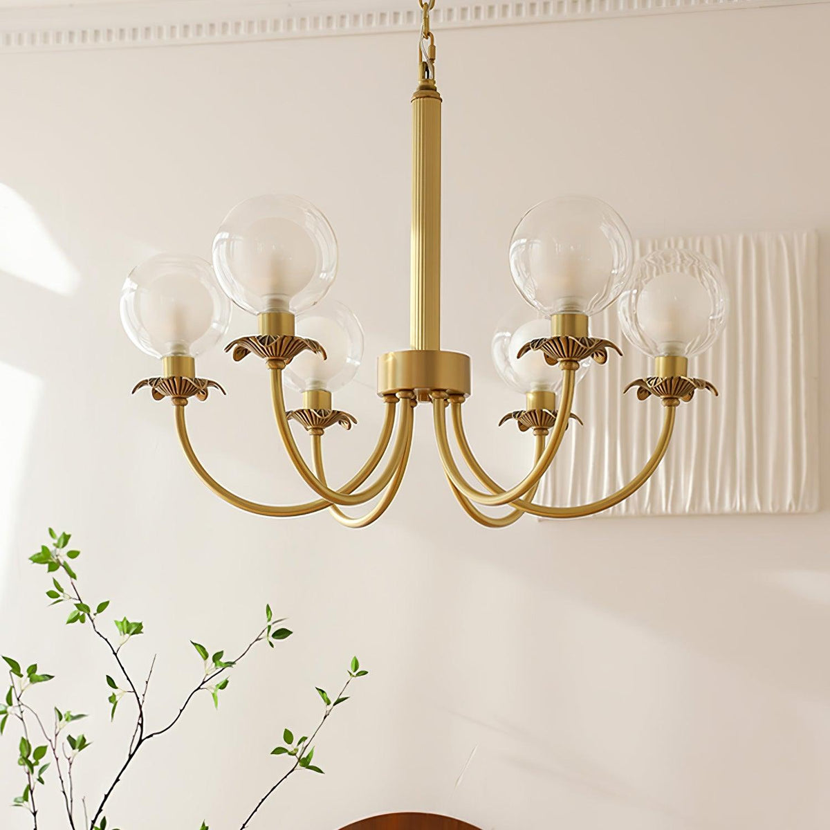Idenaria Glass Chandelier-Moonnatur