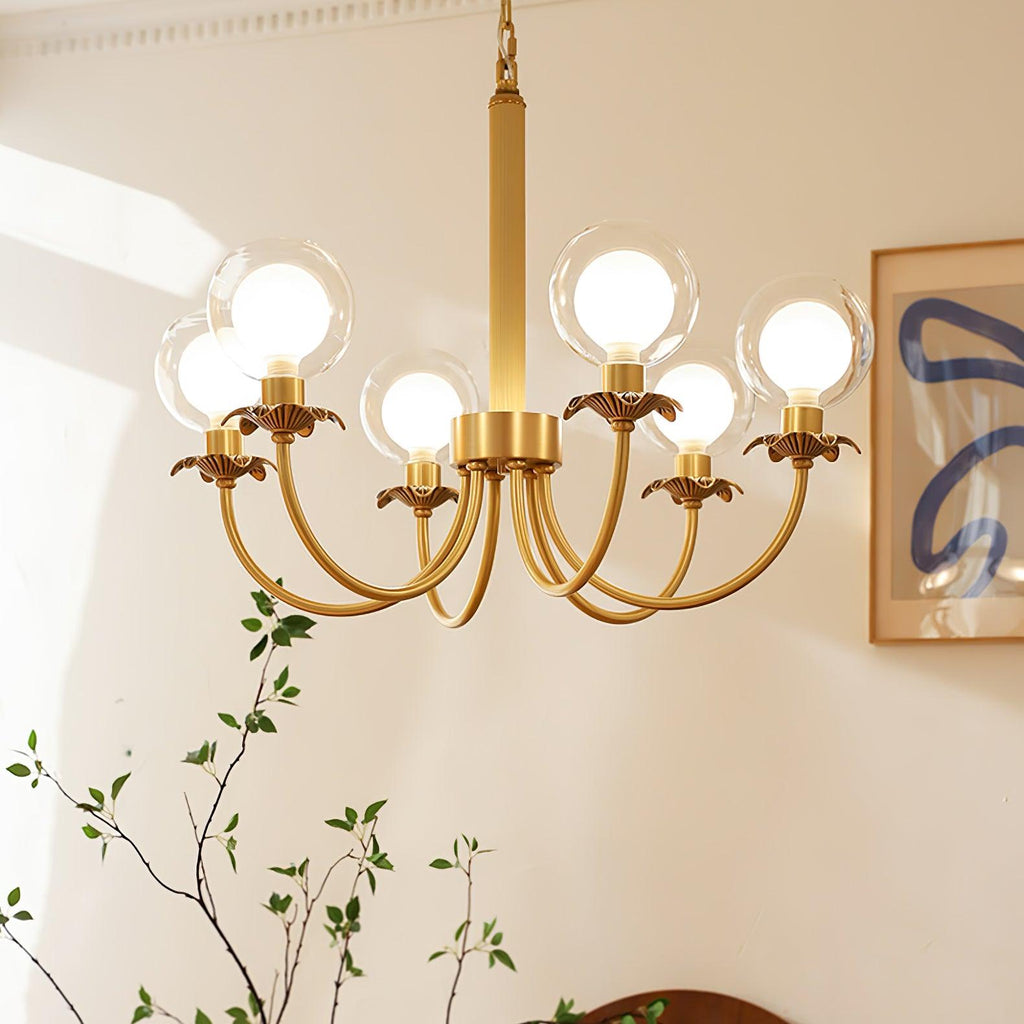 Idenaria Glass Chandelier-Moonnatur