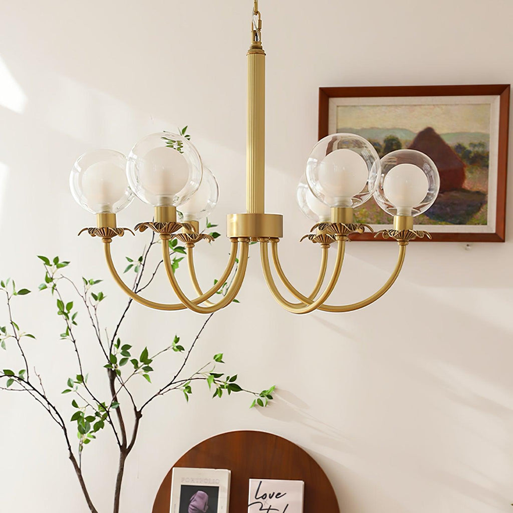 Idenaria Glass Chandelier-Moonnatur