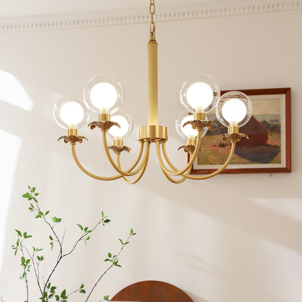 Idenaria Glass Chandelier-Moonnatur
