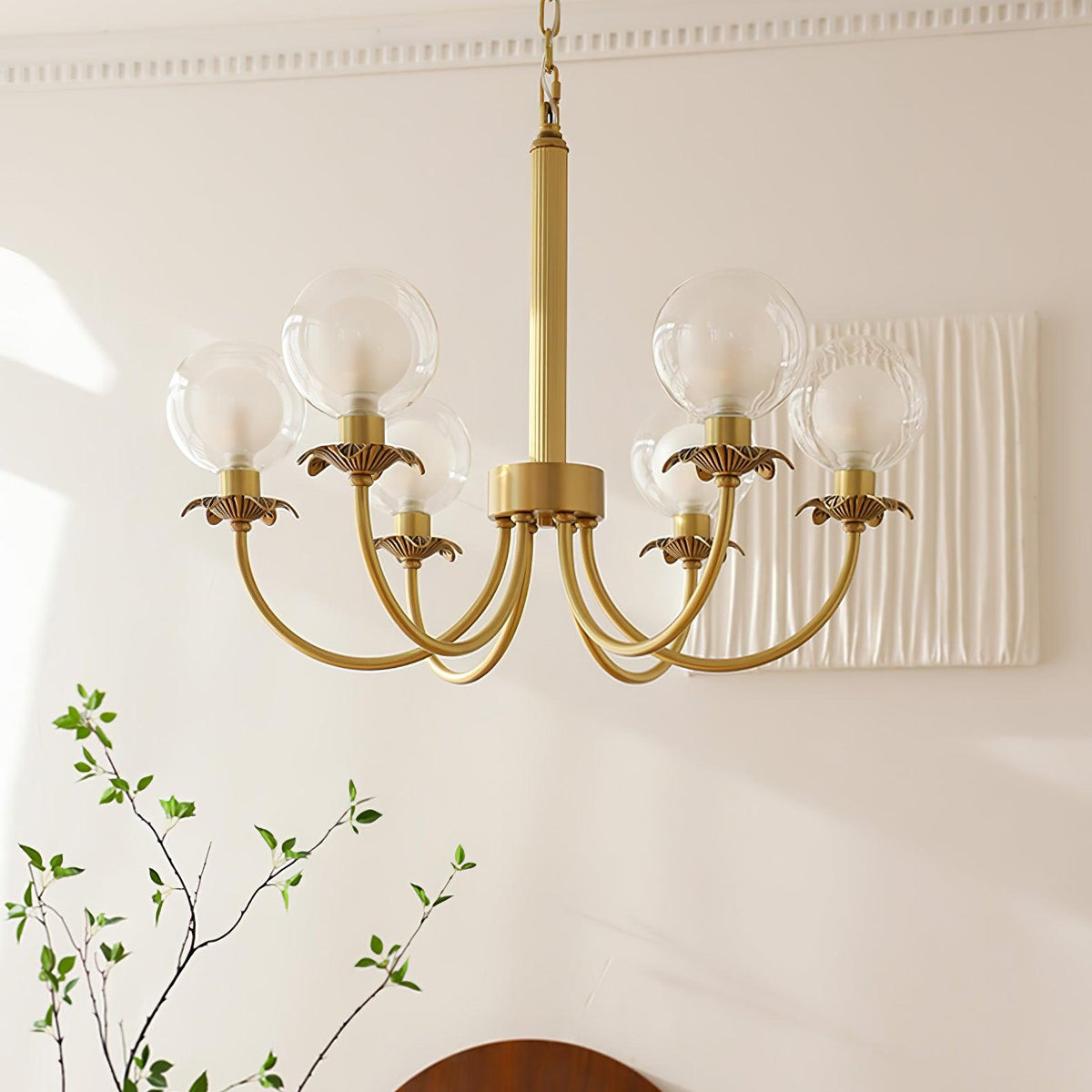 Idenaria Glass Chandelier-Moonnatur