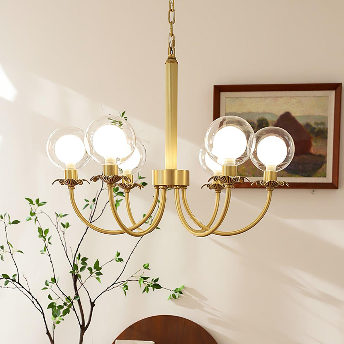 Idenaria Glass Chandelier-Moonnatur