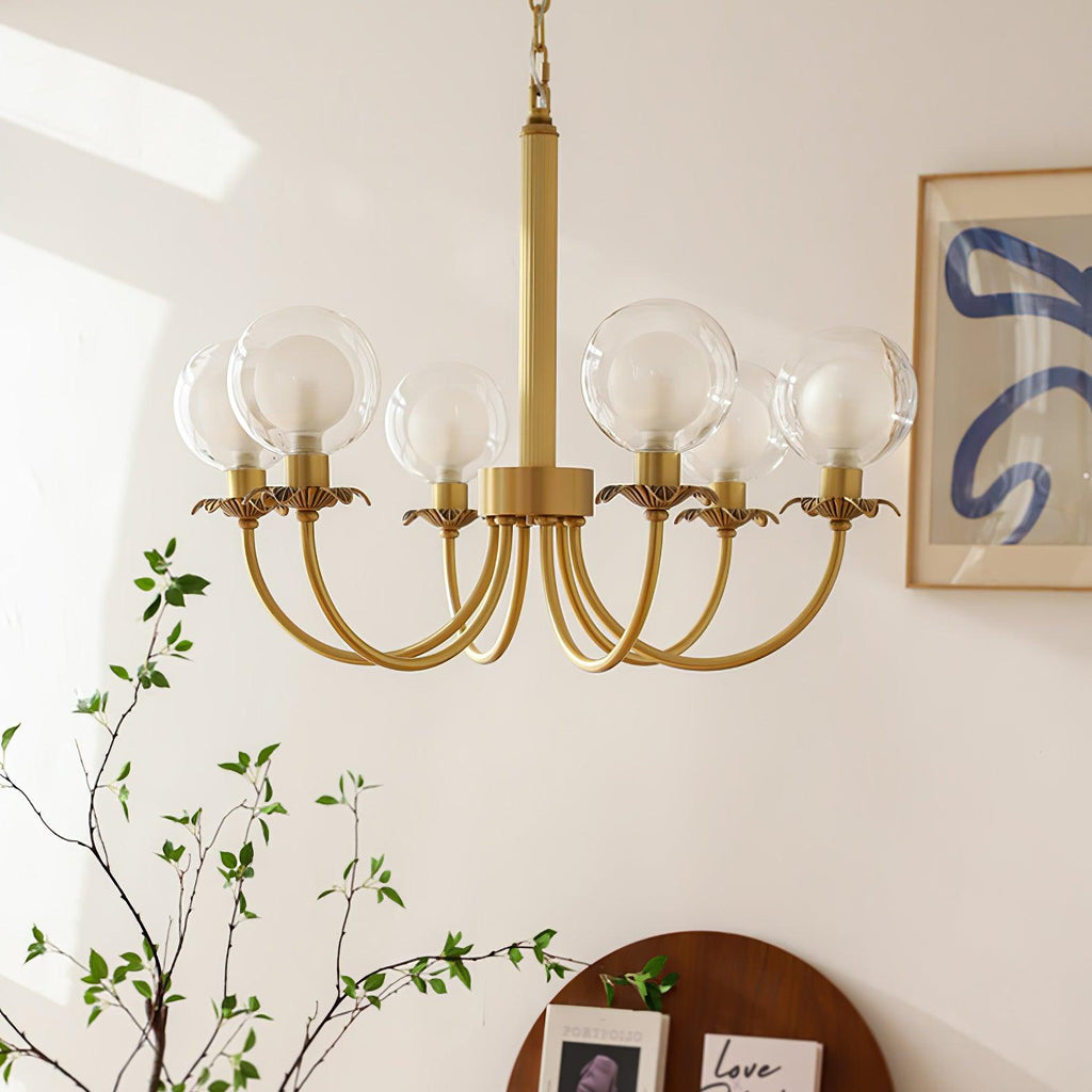 Idenaria Glass Chandelier-Moonnatur