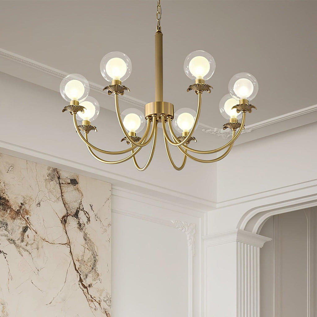 Idenaria Glass Chandelier-Moonnatur