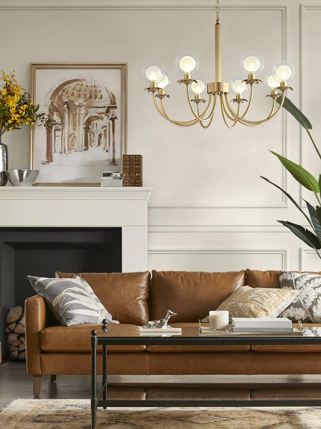 Idenaria Glass Chandelier-Moonnatur