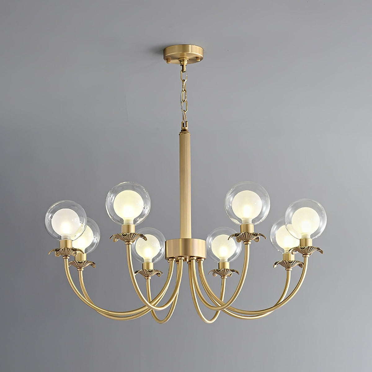 Idenaria Glass Chandelier-Moonnatur