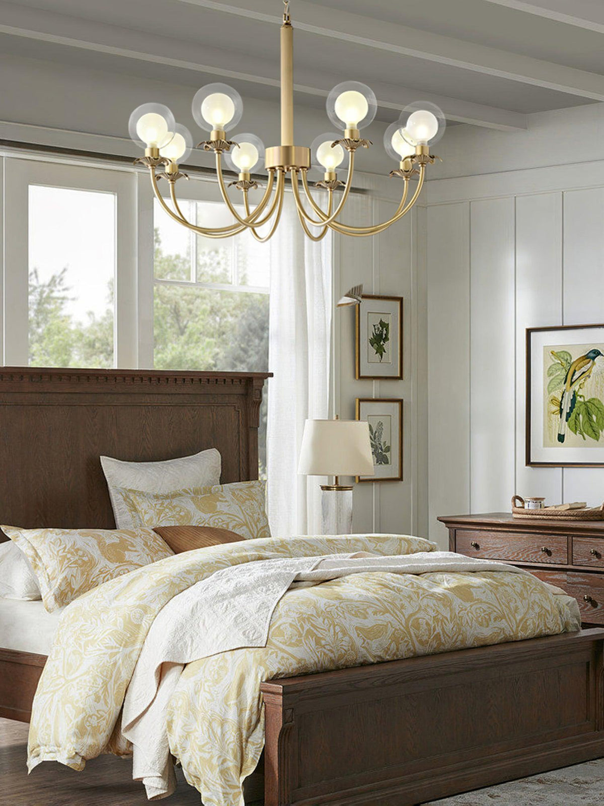 Idenaria Glass Chandelier-Moonnatur