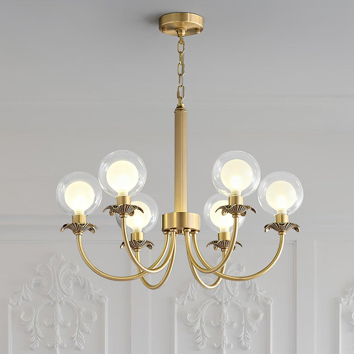 Idenaria Glass Chandelier-Moonnatur