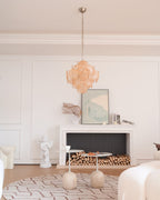 Tildeneris Glass Chandelier-Moonnatur