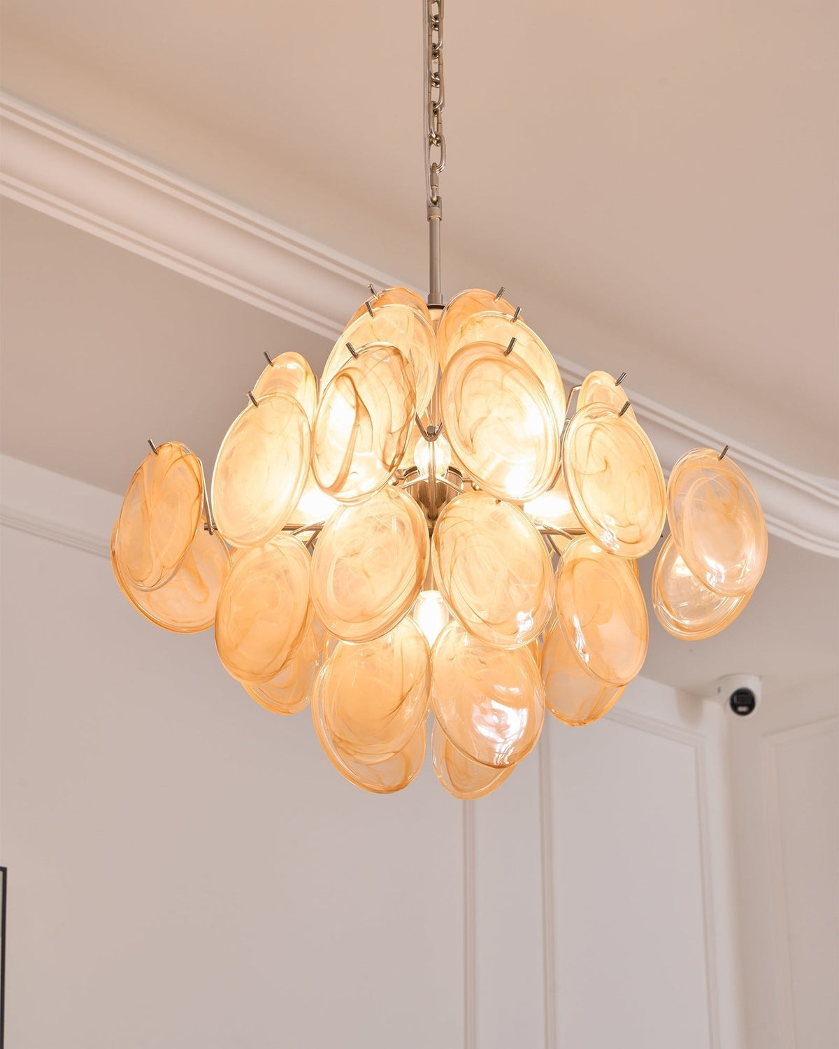 Tildeneris Glass Chandelier-Moonnatur