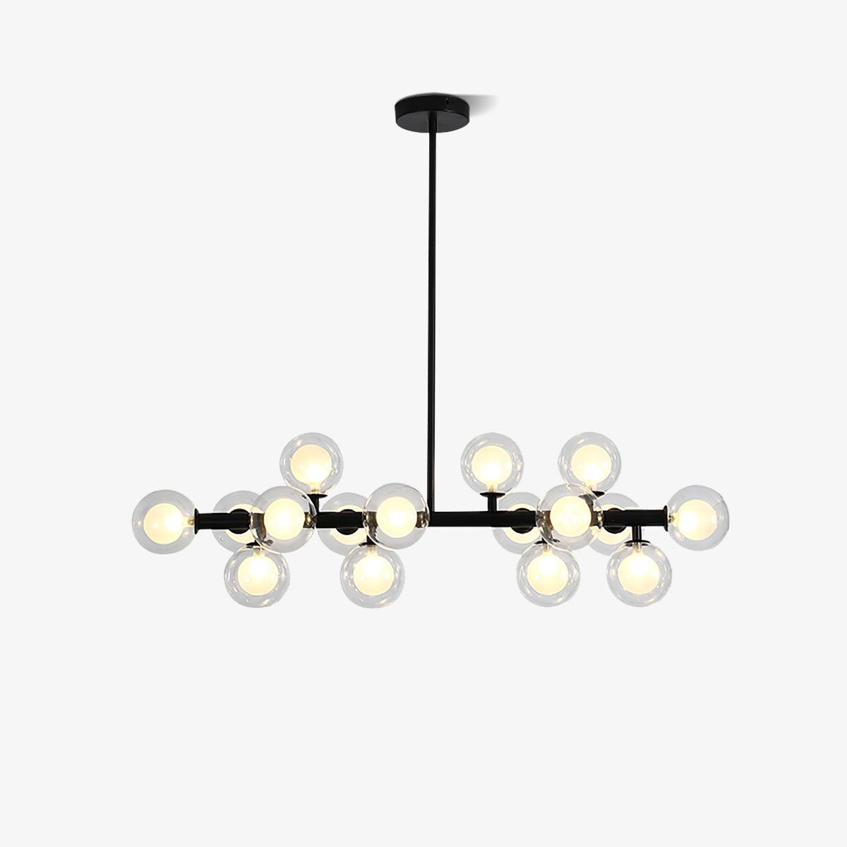 Morvenwyn Glass Chandelier-Moonnatur