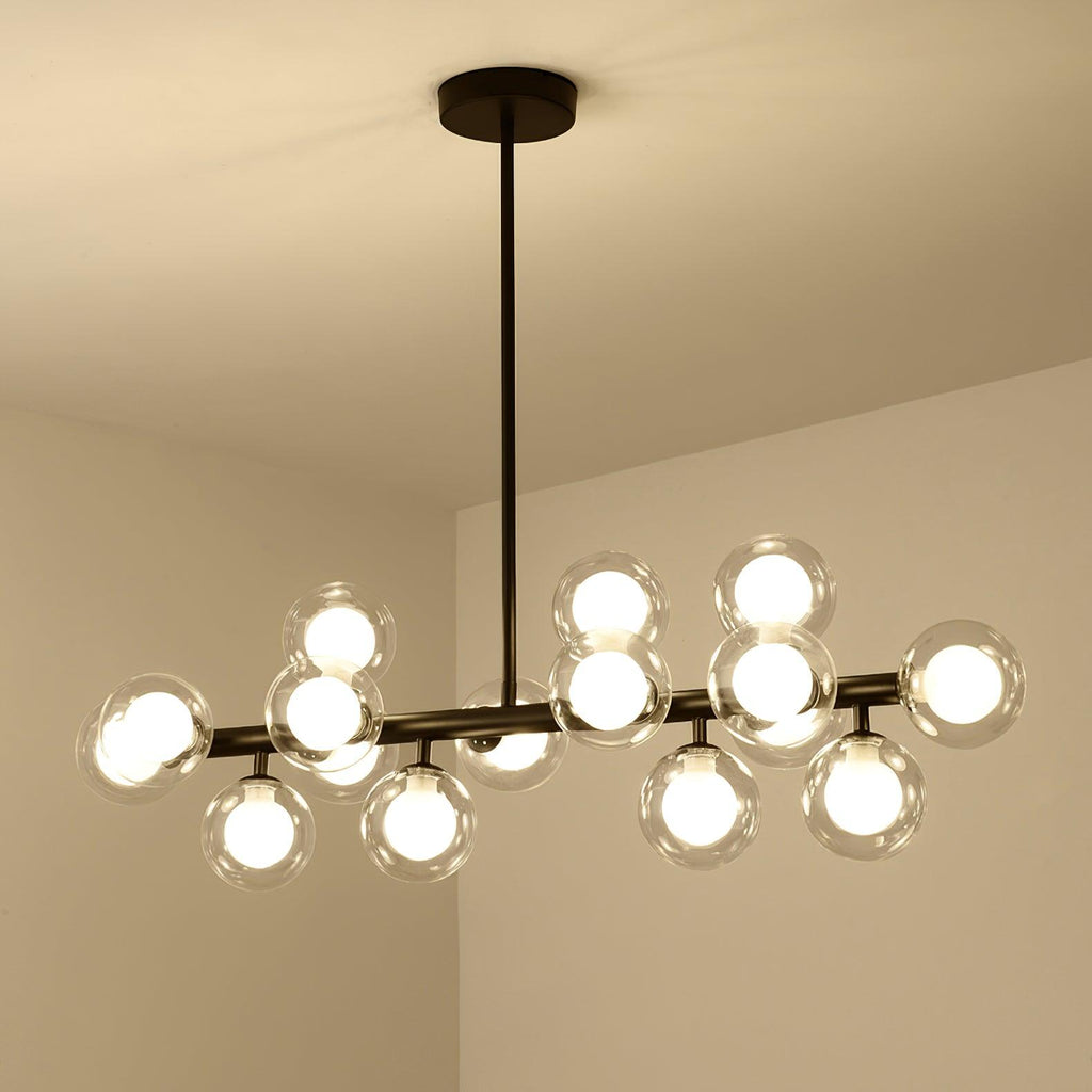 Morvenwyn Glass Chandelier-Moonnatur