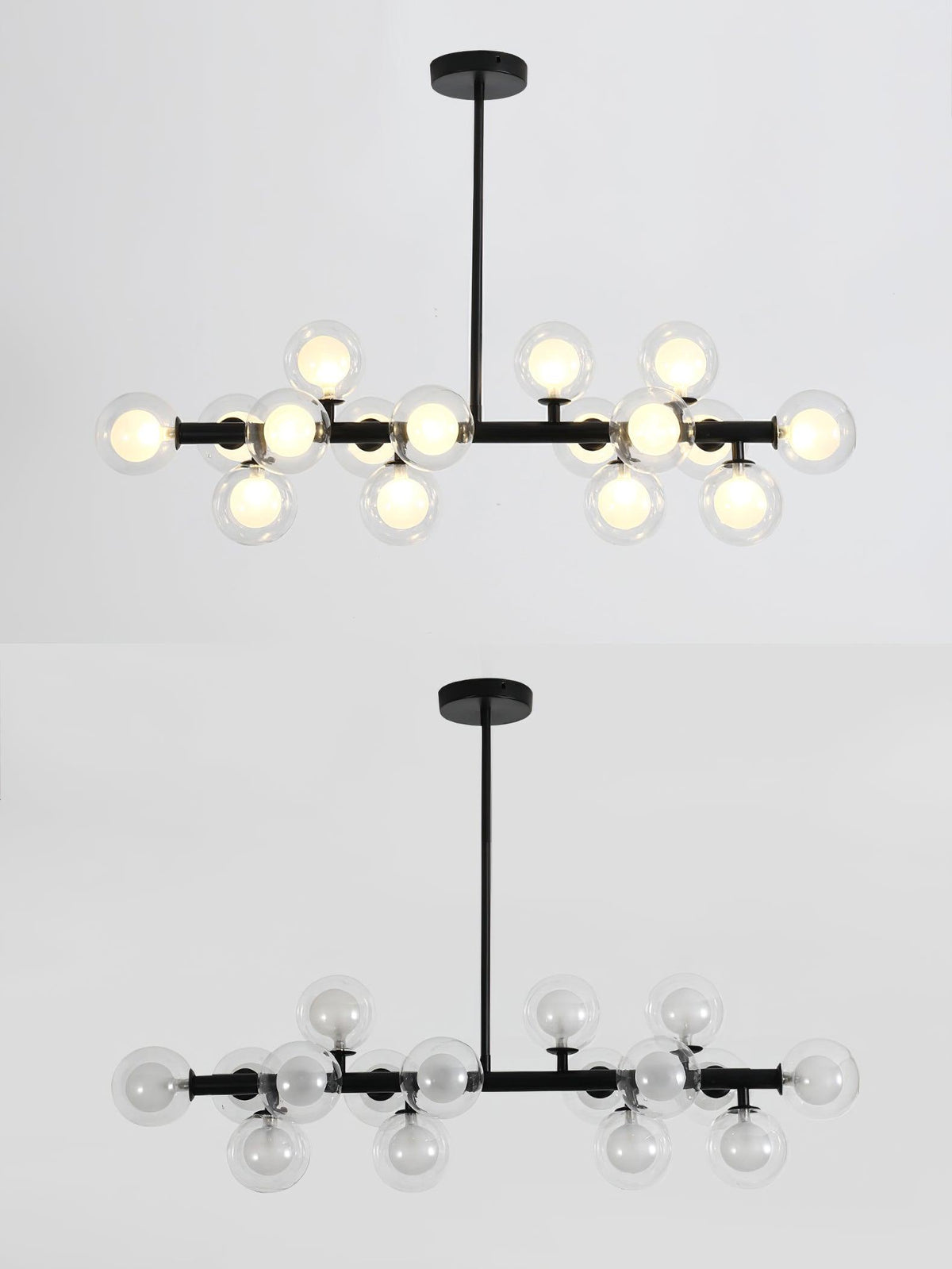 Morvenwyn Glass Chandelier-Moonnatur