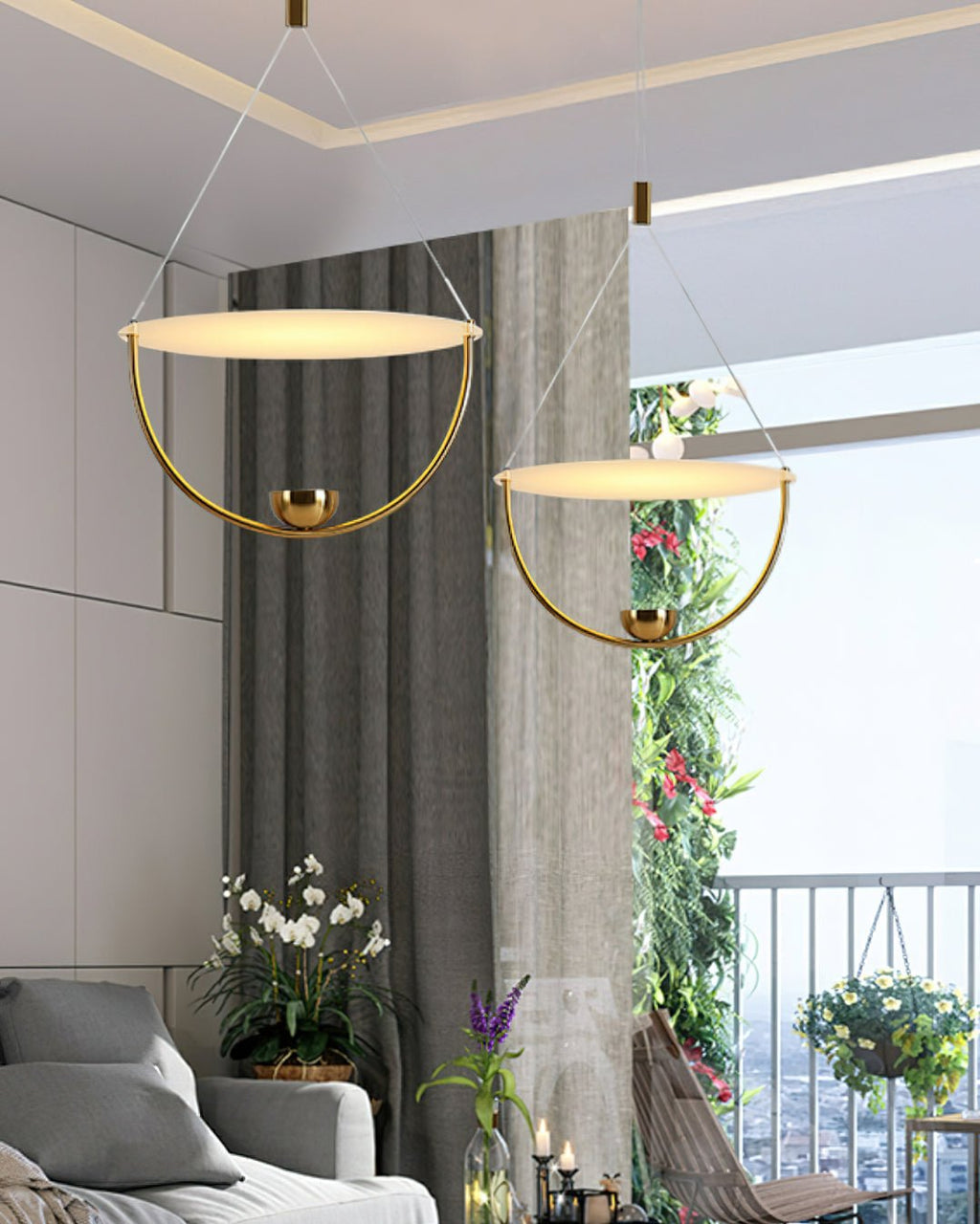 Adairora Aluminium Pendant Light-Moonnatur