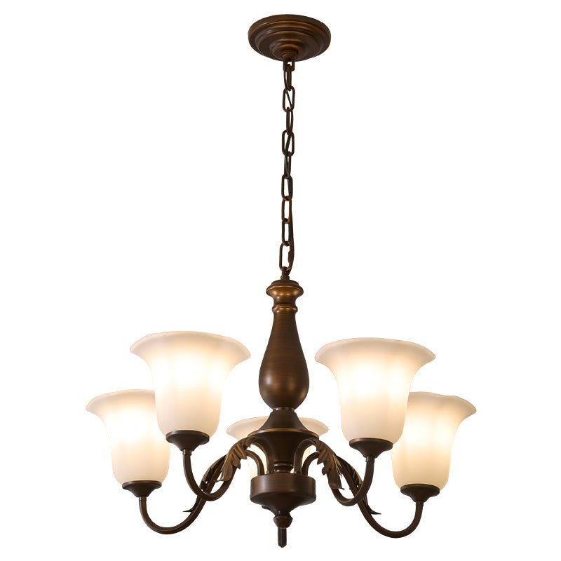 Raveleth Glass Chandelier-Moonnatur