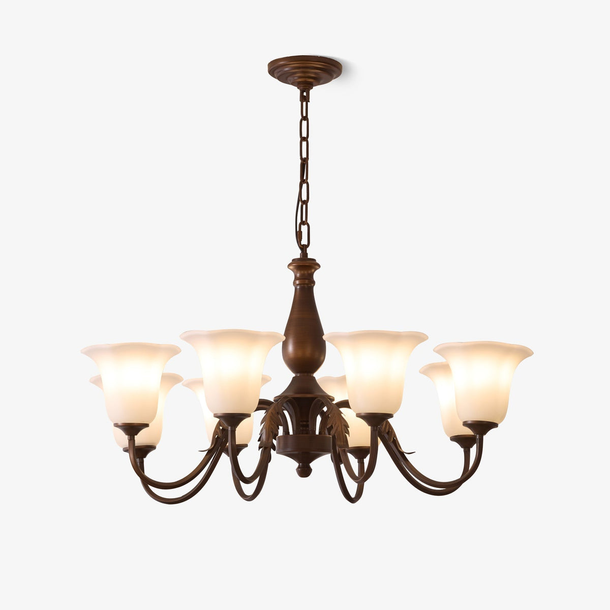 Raveleth Glass Chandelier-Moonnatur