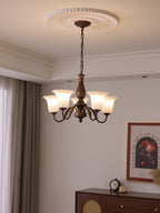 Raveleth Glass Chandelier-Moonnatur