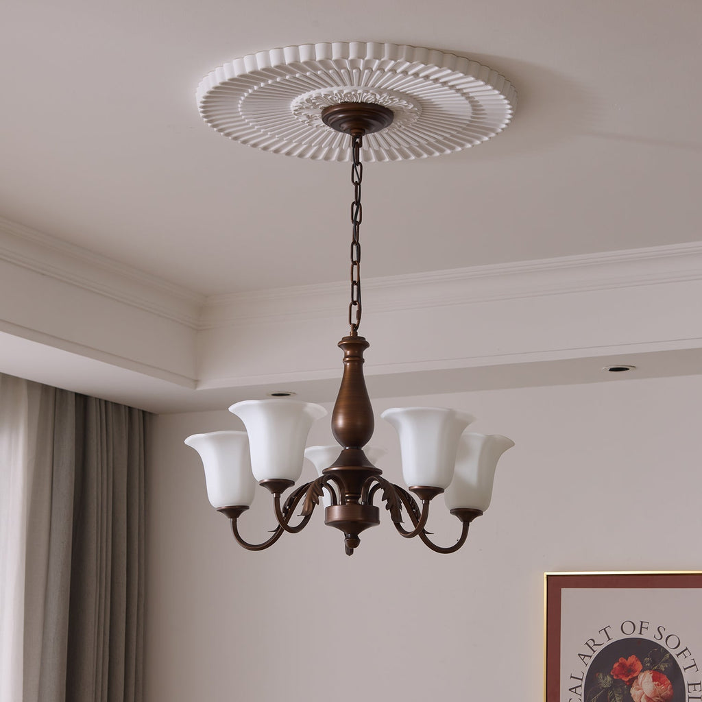 Raveleth Glass Chandelier-Moonnatur